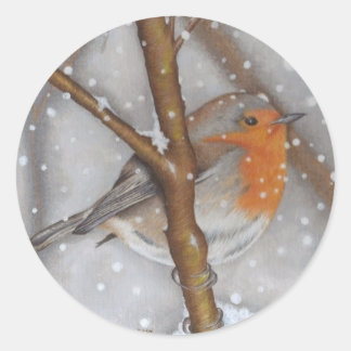 Vinter Runt Klistermärke