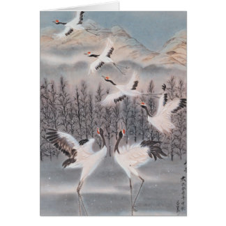 Vinter-rytm Hälsningskort