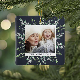 Vinter Sage | Botaniskt foto från Helgdag Julgransprydnad Keramik