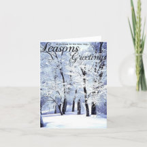 Vinter säsongshälsningar