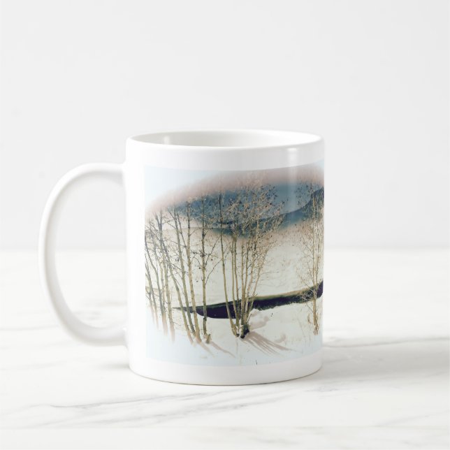 Vinter Scape Kaffemugg (Vänster)