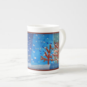 Vinter Scene Benporslin Mugg