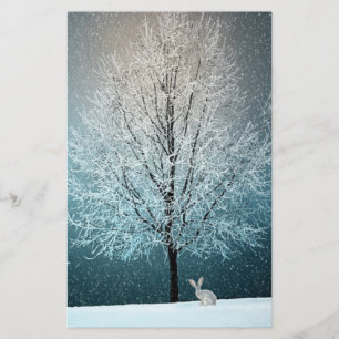 Vinter Scene Brevpapper