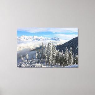 Vinter Scene Canvastryck