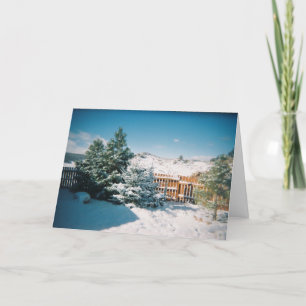 Vinter Scene Helgkort