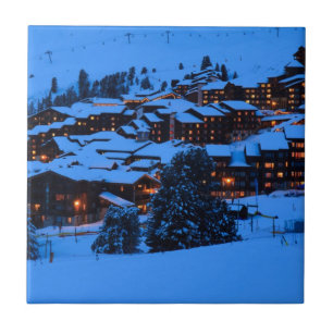 Vinter Scene Kakelplatta