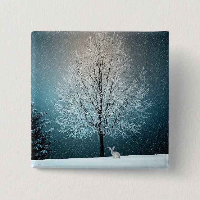 Vinter Scene Knapp (Framsida)