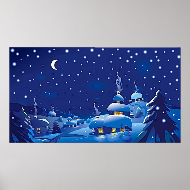 Vinter Scene Poster (Framsidan)