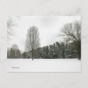 Vinter Scene Vykort