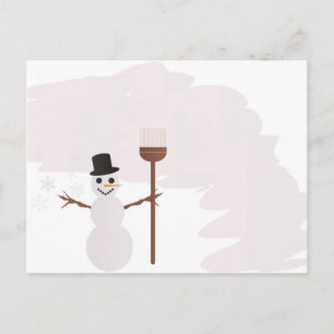 Vinter Scene Vykort