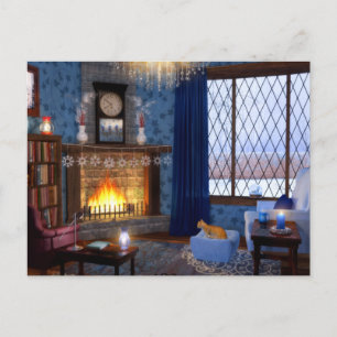 Vinter serenity julkort vykort