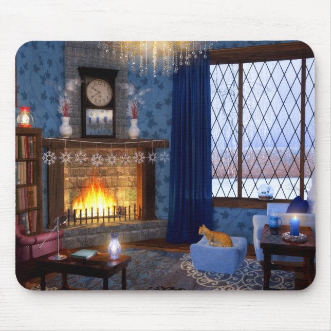 Vinter Serenity Mousepad Musmatta (Framsidan)