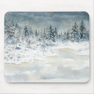 Vinter-Sjö Mousepad Musmatta