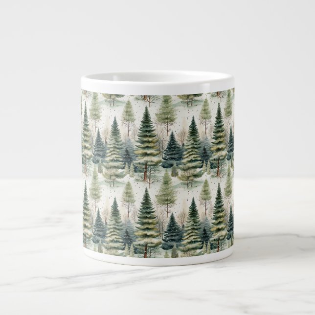 Vinter skog jumbo mugg (Framsidan)