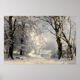 Vinter skog poster
