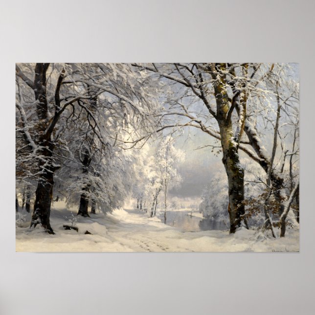Vinter skog poster (Framsidan)