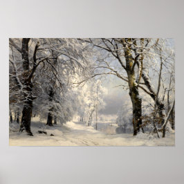 Vinter skog poster