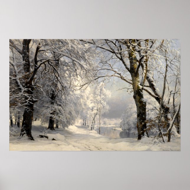 Vinter skog poster (Framsidan)