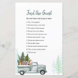 Vinter Skogsdjur Hitta Gäst leken