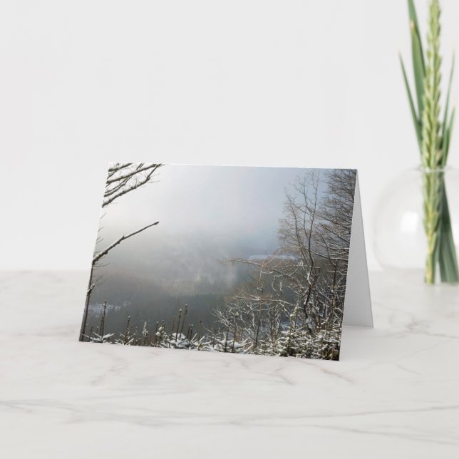 Vinter-skogskortet i Macclesfield Kort (Framsida)