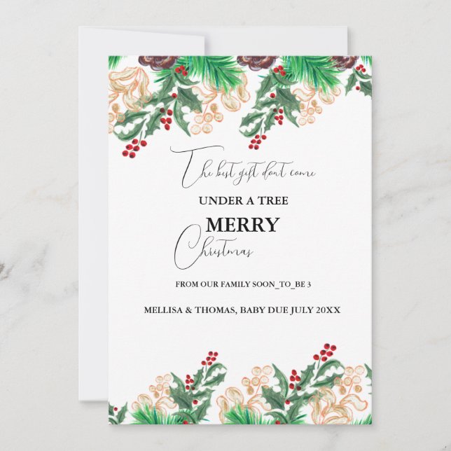 Vinter snart till föräldrarnas gravid meddelande (Framsida)