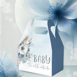 Vinter Snö Baby Det är Kallet utanför babyskabusen Presentaskar