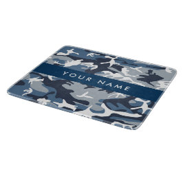 Vinter-Snö-blå kamouflage Ditt namn anpassar sig