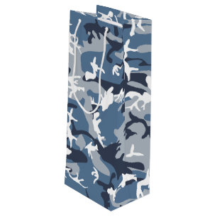 Vinter Snö Blue Camouflage, militär, armé
