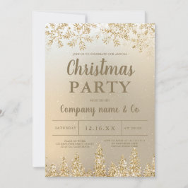 Vinter-snö-gräs, bolagsstämmor, jul, guld inbjudningar