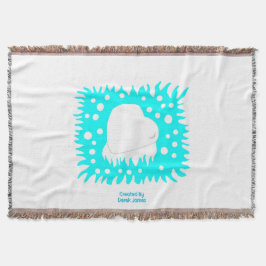 Vinter Snö Heart Theart Blanket Filt