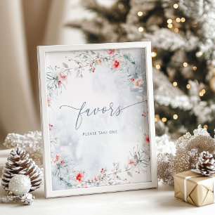 Vinter-Snö i Kärlek möhippa-favörer tar ett tag Poster