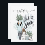 Vinter Snö Presentkort<br><div class="desc">Jul presentkort för företag anpassningsbart efter dina specifikationer.</div>