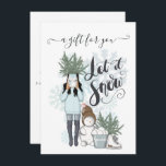 Vinter Snö Presentkort<br><div class="desc">Jul presentkort för företag anpassningsbart efter dina specifikationer.</div>