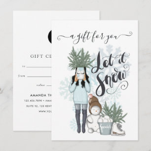 Vinter Snö Presentkort