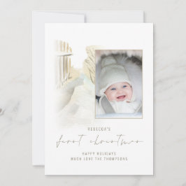 Vinter Snö Väg Photo Baby Första jul