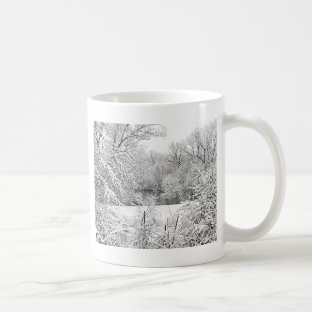 Vinter Snö vid Huron Kaffemugg (Höger)