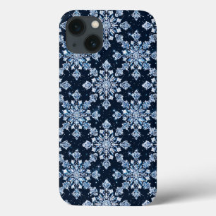 Vinter Snöflinga Frost Estetisk Design