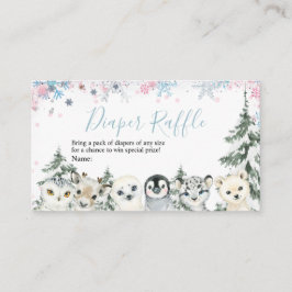 Vinter-Snöflingor-djurartiklar, hårbotten Tilläggskort