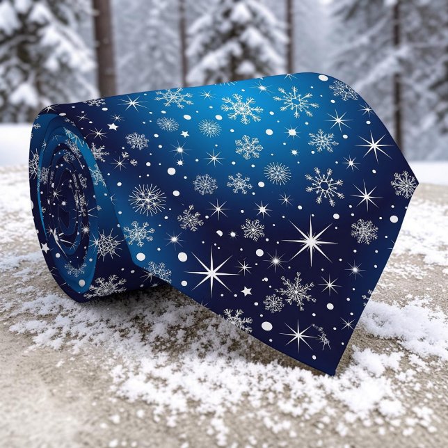 Vinter snöflingor halsduk slinga slips (Skapare uppladdad)