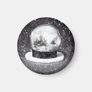 Vinter Snöglob Magnet
