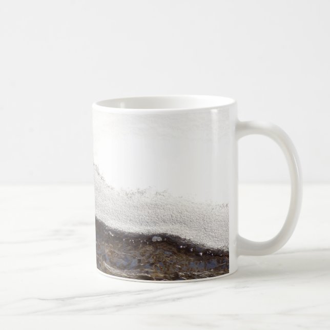 Vinter Snöström Ränder Kaffemugg (Höger)