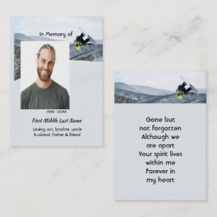 Vinter snowboard minnesgåva