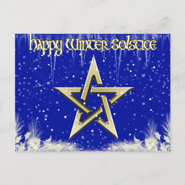 Vinter Solstice 2 vykort (Framsida)