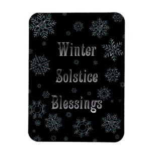 Vinter Solstice Blessings Magnet