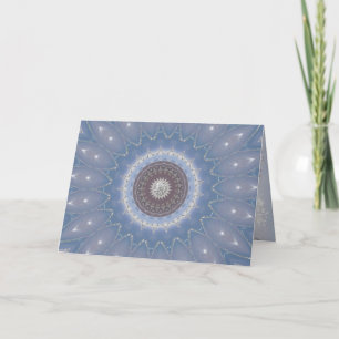 Vinter Solstice Mandala! Helgkort