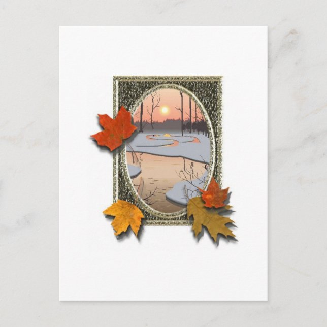 Vinter-ström Vykort (Framsida)