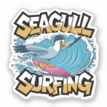 Vinter Surfande Måse, Måse Surfning, Måse