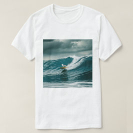 Vinter Surfande Måse, Måsfågel Surfning, Måse T Shirt