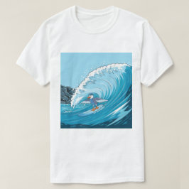 Vinter Surfare Måsfågel, Måsfågel Surfning, Måsfåg T Shirt