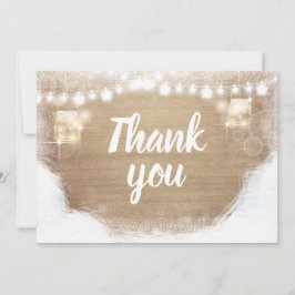 Vinter tack för att du är Rustic Wood Snö Shower B